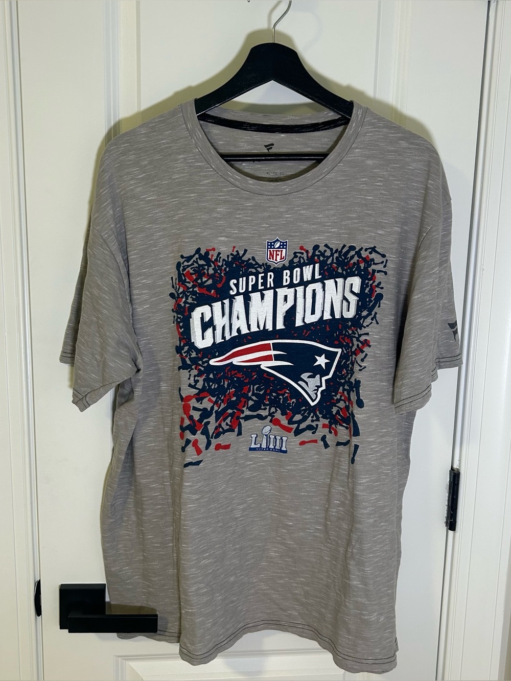 Fanatics NFL New England Patriots Super Bowl Champions Graphic T-Shirt Sz XL